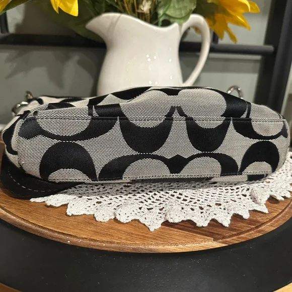 Coach Black and Gray Women's Bag - Picture 7 of 11